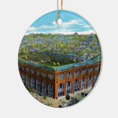 League Park Baseball Stadium Keramisch Ornament (Links)