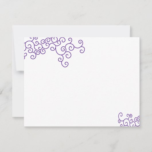 Leah Custom Bat mitzvah RSVP (Devant)