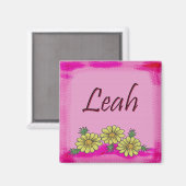 Leah Daisy Magnet Magneet (Voorkant / Achterkant)