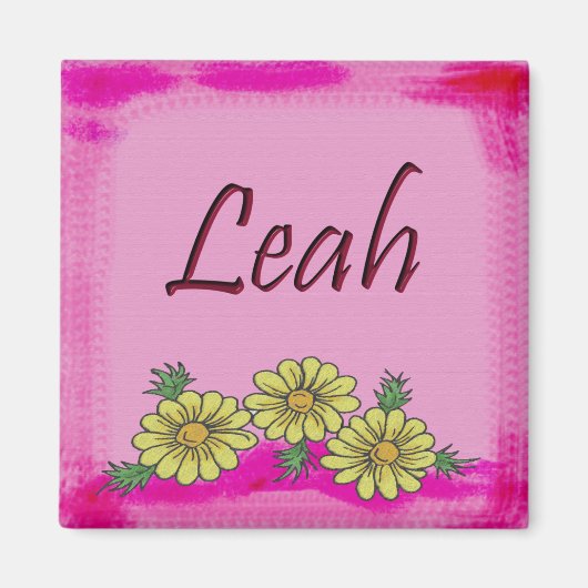 Leah Daisy Magnet Magneet (Voorkant)