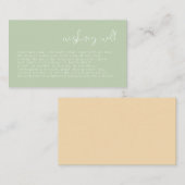 LEAH-Kaart voor fluitpasta-wasgoed Informatiekaartje (Voorkant / Achterkant)