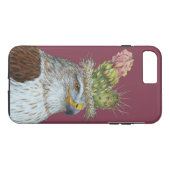Leah le coque iphone de faucon (Dos (Horizontal))