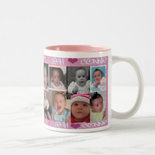 Leah Loves Connie Tweekleurige Koffiemok (Rechts)