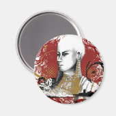 Leah Maasai Woman Magneet (Voorkant / Achterkant)