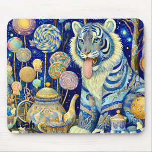 LEAH ~ Paisley Tiger ~ theefeest ~ Mousepad Muismat