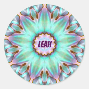 LEAH ~ Personalized Paua Shell Sticker ~
