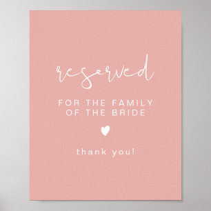 LEAH Trilpasta gereserveerd voor de Bridefamilie Poster