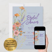 LeahG Boho Floral Spring Summer Flower Show Kaart