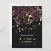 LeahG BUDGET Donkere PRUIMEN Rozen Bruiloft (Voorkant)