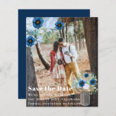 LeahG BUDGET FOTO Save the Dates Sjablonen (Voorkant / Achterkant)