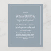 LeahG Budget PHOTO overlay Dusty Blue Wedding (Achterkant)