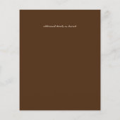 LeahG Budget PHOTO Save Date Rustige Wood Abstract (Achterkant)