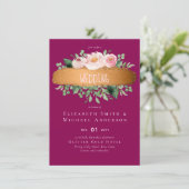 LeahG Budget Roze Gouden Glam Bruiloft (Staand voorkant)