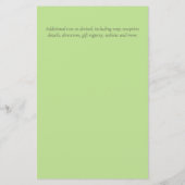 LeahG BUDGET Save Datum Plum Bloemenkrans (Achterkant)