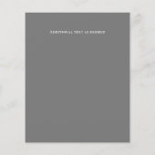 LeahG BUDGET Sneeuwberg Trouw Uitnodiging (Achterkant)