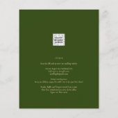 LeahG Lente Zomer Boho Bloemen Bruiloft (Achterkant)