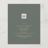 LeahG Lente Zomer Boho Bloemen Bruiloft (Achterkant)