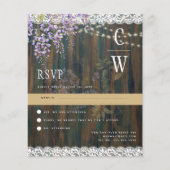 LeahG Paarse WISTERIA Rustic Lace Wedding (Voorkant)