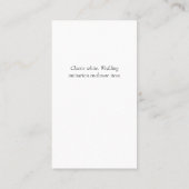 LeahG QR Code Wedding Details invoegen RSVP-cadeau Visitekaartje (Achterkant)