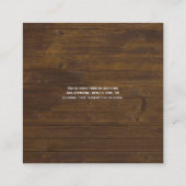 LeahG RSVP QR Code Détails de la photo Carte Maria (Dos)