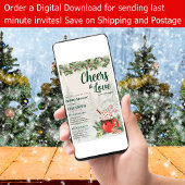 LeahG Winter Cheer Hygge Vrijgezellenfeest bruilof Kaart