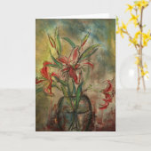 Leah's Lilies Kaart (Gele Bloem)