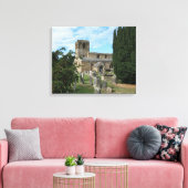 Leake Middeleeuwse Engelse Kerk Canvas Afdruk (Insitu (Woonkamer))