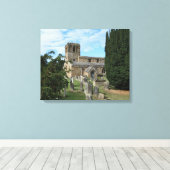 Leake Middeleeuwse Engelse Kerk Canvas Afdruk (Insitu (Houten vloer))
