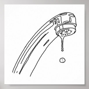 Leaky Faucet Poster