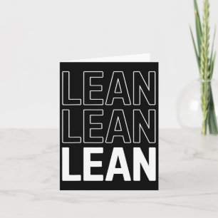 Lean Bodybuilding Workout Motivatie Fitness Gym G Kaart