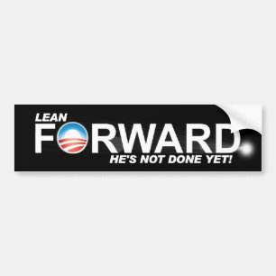 Lean Forward - Anti-Obama Bumpersticker