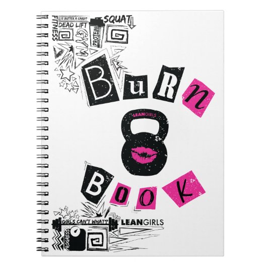 Lean Girls Burn Book Notitieboek (Voorkant)