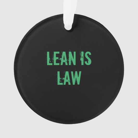 Lean is Law Fitness Personal Trainer Bodybuilding (devant)