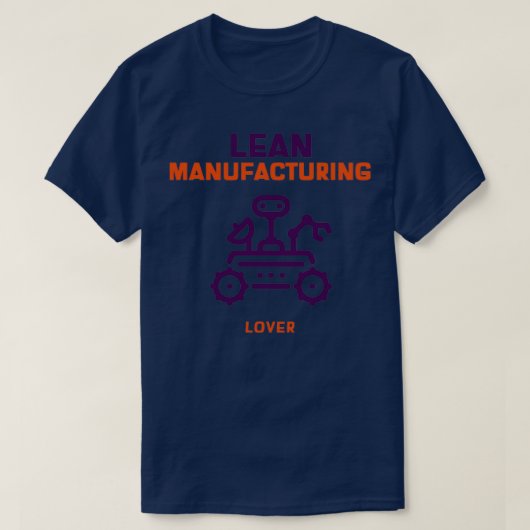Lean Manufacturing Lover T-shirt (Design voorkant)