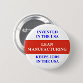 Lean Manufacturing Ronde Button 5,7 Cm (Voorkant /achterkant)