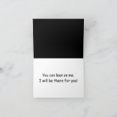 Lean on me Note Kaart (Binnen)