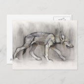 Lean Pup Briefkaart (Voorkant / Achterkant)