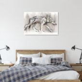 Lean Pup Canvas Afdruk (Insitu (Slaapkamer))