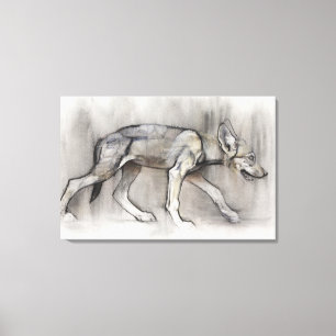 Lean Pup Canvas Afdruk