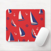 Lean Sailboat Pattern Muismat (Met muis)