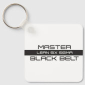 Lean Six Sigma Master Black Belt Sleutelhanger (Voorkant)