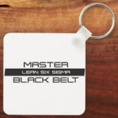 Lean Six Sigma Master Black Belt Sleutelhanger (Achterkant)
