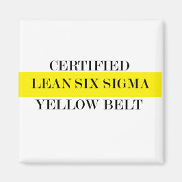 Lean Six Sigma Yellow Belt Magneet