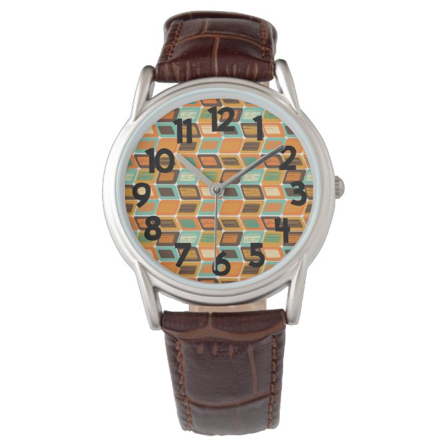 Lean uit de jaren zeventig horloge (Voorkant)