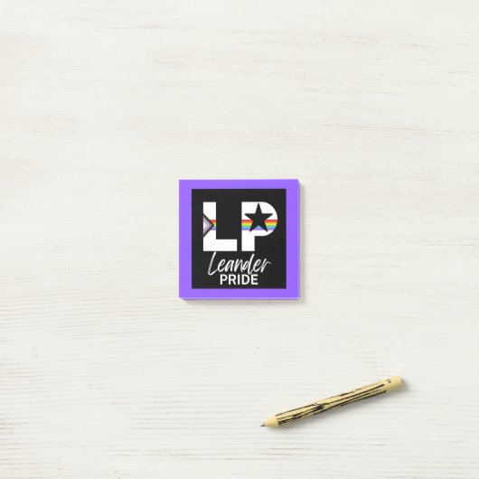 Leander Pride Post-It Notes (Op bureau)