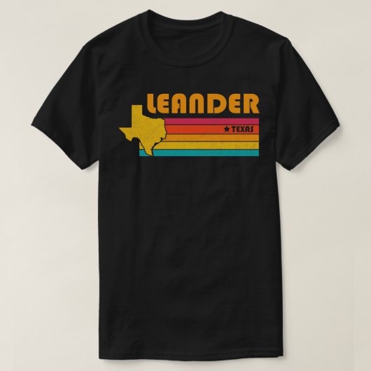 Leander Texas  noodlijdend souvenir T-shirt (Design voorkant)