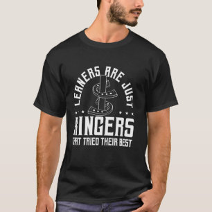 Leaners zijn gewoon ringers hoefijzer werpen t-shirt