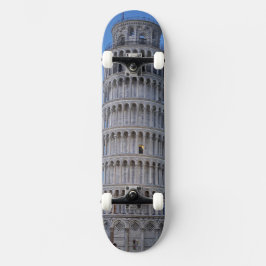 Leaning Tower at Dusk Skateboard
