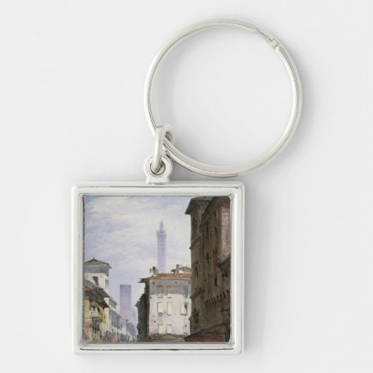 Leaning Tower, Bologna Sleutelhanger (Voorkant)