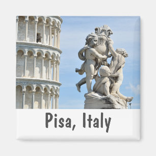 Leaning Tower en La Fontana dei Putti, Pisa Magneet